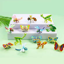 Laden Sie das Bild in den Galerie-Viewer, 🎁Lernspielzeug für Kinder 3D-Puzzle（10 Stück）👣
