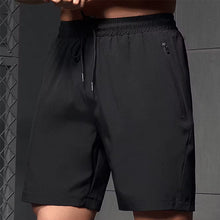 Laden Sie das Bild in den Galerie-Viewer, Shorts für Herren mit Briefdruck und Kordelzug in der Taille