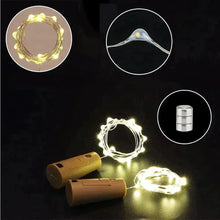 Laden Sie das Bild in den Galerie-Viewer, 🍾LED-Weinflaschenlichter Kork Nachtlicht DIY Decor Lift