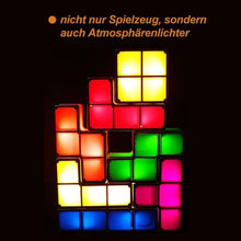 Laden Sie das Bild in den Galerie-Viewer, Tetris Stapelbares LED Nachtlicht