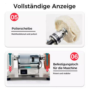 Kleine elektrische Schleifmaschine