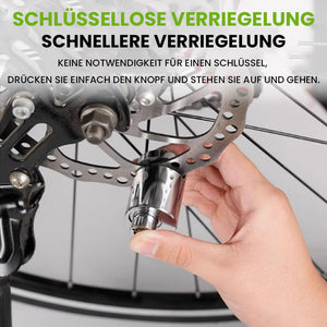 Anti-Diebstahl-Radscheibenschloss mit 2 Schlüsseln