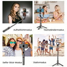 Laden Sie das Bild in den Galerie-Viewer, Faltbares Selfie-Stick-Stativ