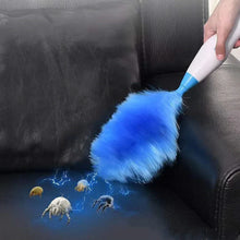 Laden Sie das Bild in den Galerie-Viewer, 360° Drehrung Einstellbare Elektrische Feder Duster mit 2 Duster Köpfe