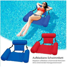 Laden Sie das Bild in den Galerie-Viewer, Schwimmendes Schwimmbett und Liegestuhl