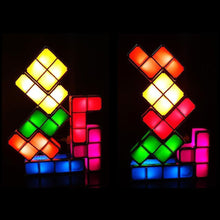 Laden Sie das Bild in den Galerie-Viewer, Tetris Stapelbares LED Nachtlicht