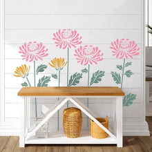 Laden Sie das Bild in den Galerie-Viewer, 🔥DIY-Dekoration🌻 - Gartenzaun große Blumen-Zeichenschablonen