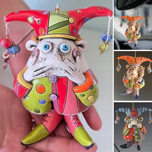 Laden Sie das Bild in den Galerie-Viewer, Windspiel-Clown-Dekoration aus Kunstharz