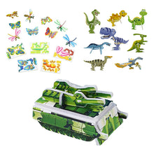 Laden Sie das Bild in den Galerie-Viewer, 🎁Lernspielzeug für Kinder 3D-Puzzle（10 Stück）👣
