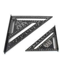 Laden Sie das Bild in den Galerie-Viewer, Dreieckslineal für Holzbearbeitungswerkzeuge aus Aluminiumlegierung