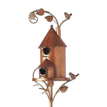 Laden Sie das Bild in den Galerie-Viewer, 🐦Kreative Garten-Vogelhaus-Dekoration Aus Metall