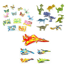 Laden Sie das Bild in den Galerie-Viewer, 🎁Lernspielzeug für Kinder 3D-Puzzle（10 Stück）👣