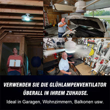 Laden Sie das Bild in den Galerie-Viewer, Deckenventilator mit Licht