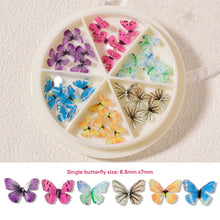 Laden Sie das Bild in den Galerie-Viewer, Nail Art Miniatur-Schmetterling