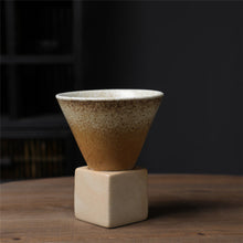 Laden Sie das Bild in den Galerie-Viewer, Retro-Kaffeetasse aus Keramik
