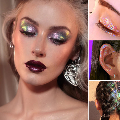 Vier Farben schillernder Highlighter