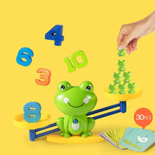 Laden Sie das Bild in den Galerie-Viewer, Vorschulkinder Frosch Balance Zählen Spielzeug