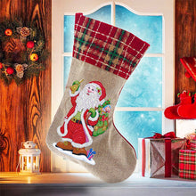 Laden Sie das Bild in den Galerie-Viewer, DIY Dekorative Weihnachtssocke