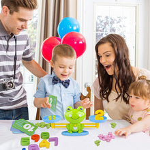 Laden Sie das Bild in den Galerie-Viewer, Vorschulkinder Frosch Balance Zählen Spielzeug
