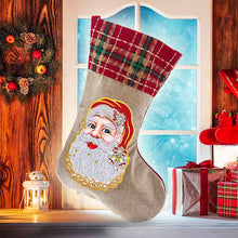 Laden Sie das Bild in den Galerie-Viewer, DIY Dekorative Weihnachtssocke