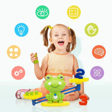 Laden Sie das Bild in den Galerie-Viewer, Vorschulkinder Frosch Balance Zählen Spielzeug
