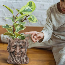 Laden Sie das Bild in den Galerie-Viewer, Baumstumpfvase aus Harz