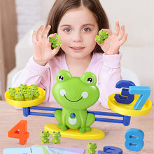 Laden Sie das Bild in den Galerie-Viewer, Vorschulkinder Frosch Balance Zählen Spielzeug