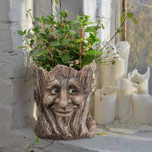 Laden Sie das Bild in den Galerie-Viewer, Baumstumpfvase aus Harz