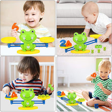 Laden Sie das Bild in den Galerie-Viewer, Vorschulkinder Frosch Balance Zählen Spielzeug