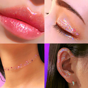 Vier Farben schillernder Highlighter
