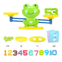 Laden Sie das Bild in den Galerie-Viewer, Vorschulkinder Frosch Balance Zählen Spielzeug