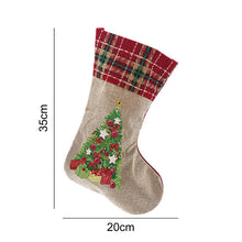 Laden Sie das Bild in den Galerie-Viewer, DIY Dekorative Weihnachtssocke