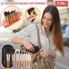Laden Sie das Bild in den Galerie-Viewer, Mini 9-teiliges Make-up-Pinsel-Set