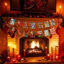 Laden Sie das Bild in den Galerie-Viewer, 🎅🚩Weihnachtsbanner im Vintage-Stil🎅