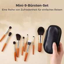 Laden Sie das Bild in den Galerie-Viewer, Mini 9-teiliges Make-up-Pinsel-Set
