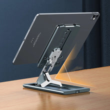 Laden Sie das Bild in den Galerie-Viewer, Faltbarer tragbarer Handyhalter aus Aluminiumlegierung