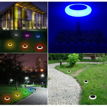 Laden Sie das Bild in den Galerie-Viewer, Solar buntes LED-Erdsteckerlicht
