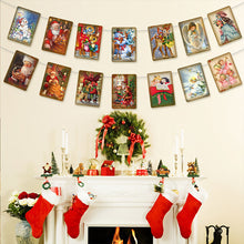 Laden Sie das Bild in den Galerie-Viewer, 🎅🚩Weihnachtsbanner im Vintage-Stil🎅