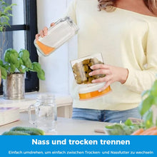 Laden Sie das Bild in den Galerie-Viewer, Essiggurken- und Olivenglasbehälter mit Sieb💗