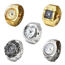 Laden Sie das Bild in den Galerie-Viewer, Retro-Ringuhr