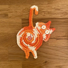 Laden Sie das Bild in den Galerie-Viewer, 😻Süßer Katzenarsch Strickuntersetzer✨