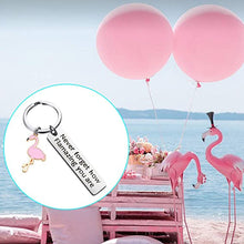 Laden Sie das Bild in den Galerie-Viewer, Motivierender Flamingo-Schlüsselanhänger