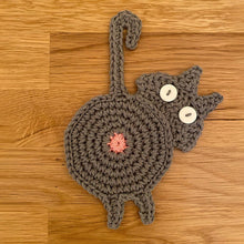 Laden Sie das Bild in den Galerie-Viewer, 😻Süßer Katzenarsch Strickuntersetzer✨