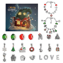 Laden Sie das Bild in den Galerie-Viewer, 🎅🎄DIY 24 Tage Weihnachts-Countdown-Kalender-Armbänder-Set