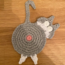 Laden Sie das Bild in den Galerie-Viewer, 😻Süßer Katzenarsch Strickuntersetzer✨