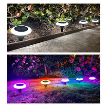 Laden Sie das Bild in den Galerie-Viewer, Solar buntes LED-Erdsteckerlicht