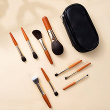 Laden Sie das Bild in den Galerie-Viewer, Mini 9-teiliges Make-up-Pinsel-Set