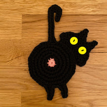 Laden Sie das Bild in den Galerie-Viewer, 😻Süßer Katzenarsch Strickuntersetzer✨