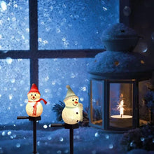 Laden Sie das Bild in den Galerie-Viewer, Wasserdichte Solar Schneemann Lampe