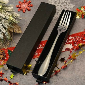 💝Gravierte Gabel - Bestes lustiges Geschenk für einen geliebten Menschen